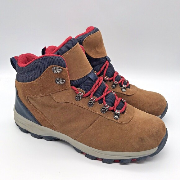 Amazon Essentials  Work Shoe Men's 12M Cow Suede Tan Trail Hiking Lace Up Boots - Picture 1 of 10